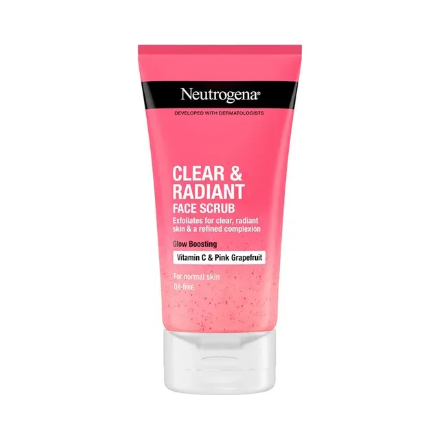 Näopesuvahend Clear & Radiant kooriv, NEUTROGENA, 150 ml