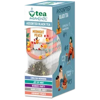 Mustade teede assortii 33,6g(5 maitset x 3)