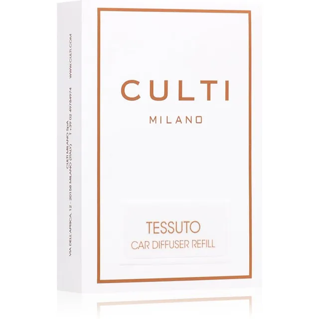 Culti Milano Car Tessuto autoõhu värskendaja täitepakend 57x35 cm
