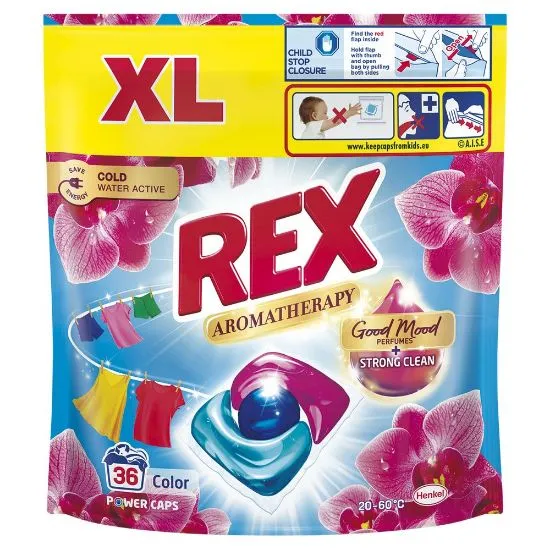Rex pesukapslid Orchid Oil Color (Doy) 36PK 432g