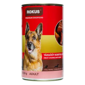 Rokus kons.koerale 1.24kg loomaliha