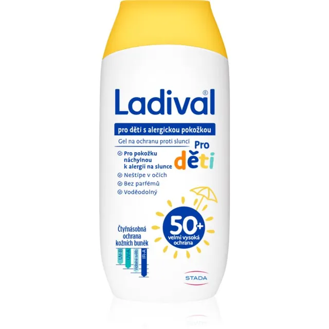 Ladival Kids Kaitsev geel päikesekaitseks 50+ 200 ml