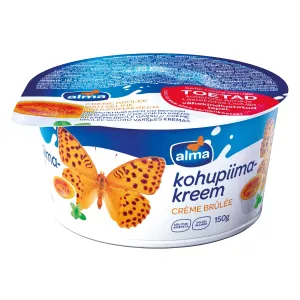 Kohupiimakreem crème brulée maitseline, ALMA, 150 g