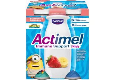 Jog.jook ACTIMEL ban.&maasika, 4x100g