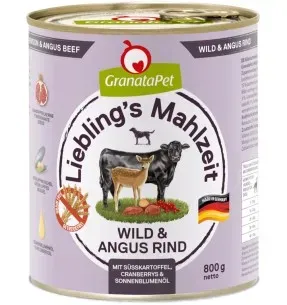 Liebling´s Mahlzeit TERAVILJAVABA konserv koertele ULUKI JA LIHAVEISE LIHAGA (65%), MAGUSKARTULI, JÕHVIKATE ning PÄEVALILLEÕLIGA