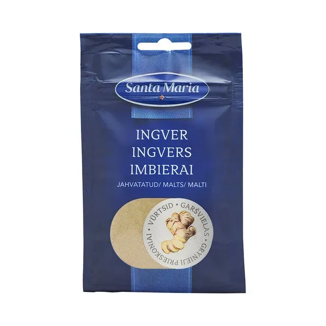 Jahvatatud ingver, SANTA MARIA, 20 g