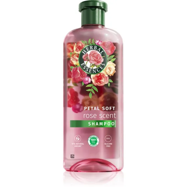 Herbal Essences Rose Scent Petal Soft Šampoon kuivadele ja kahjustatud juustele 350 ml