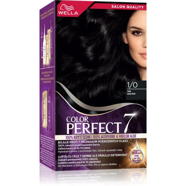 Wella Color Perfect Juuksevärv varjund 1/0 Infinite Black 1 tk