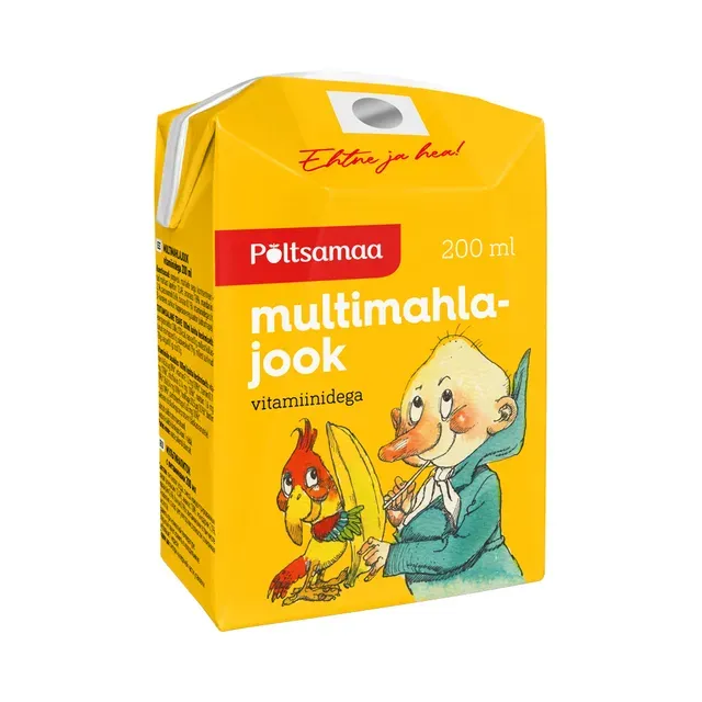 Multimahlajook kõrrega, PÕLTSAMAA, 200 ml