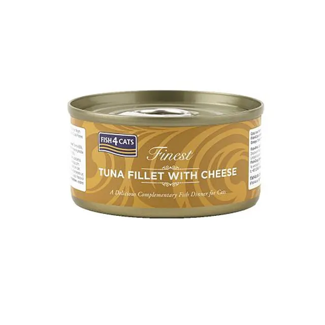 Fish4Cats konserv kassidele tuunikala ja juustuga 70 g
