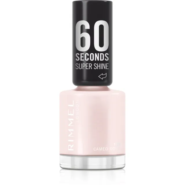 Rimmel 60 Seconds Super Shine Küünelakk varjund 108 Cameo Rose 8 ml