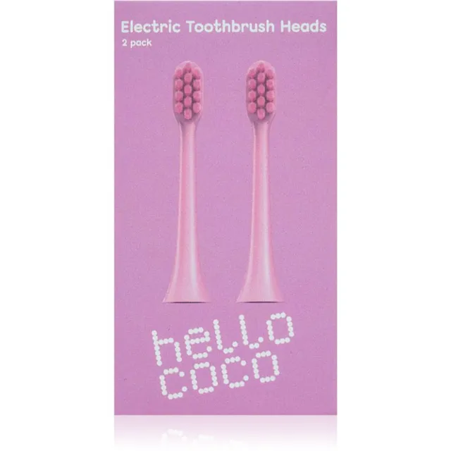 hello coco Electric Toothbrush Heads Pink Hambaharja varuharjapead 2 tk