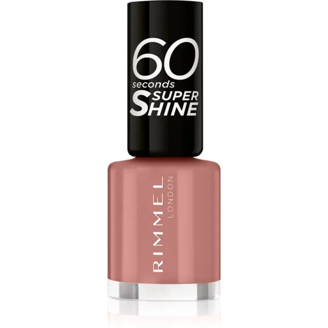 Rimmel 60 Seconds Super Shine Küünelakk varjund 230 Mauve To The Music 8 ml