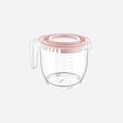Mõõteanum kaanega Dunyaplastik 2,2l