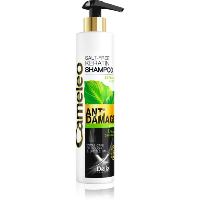 Delia Cosmetics Cameleo BB Keratiinišampoon kahjustatud juustele 250 ml