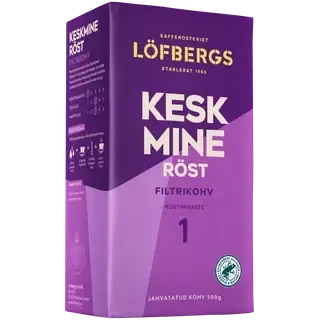 Filtrikohv keskmine röst, LÖFBERGS, 500 g