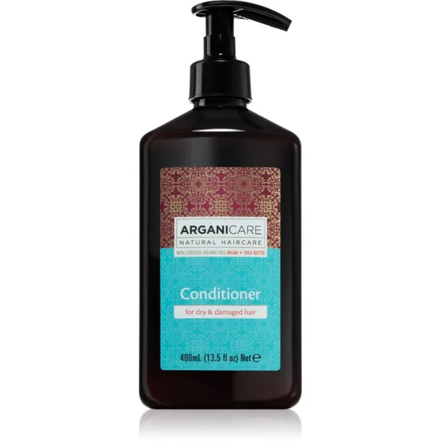 Arganicare Argan Oil & Shea Butter Conditioner Palsam kuivadeleja kahjustatud juustele 400 ml