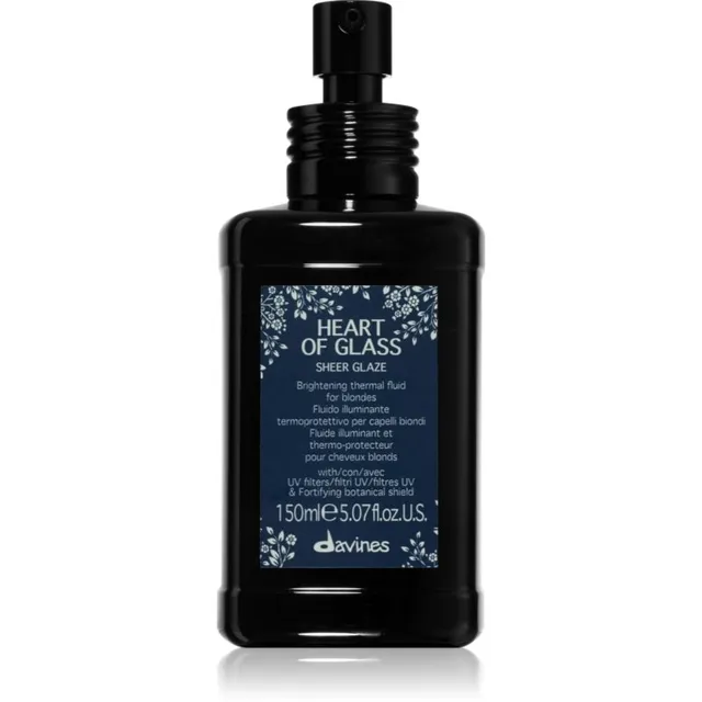 Davines Heart of Glass Sheer Glaze Sära andev hooldus blondidele juustele 150 ml