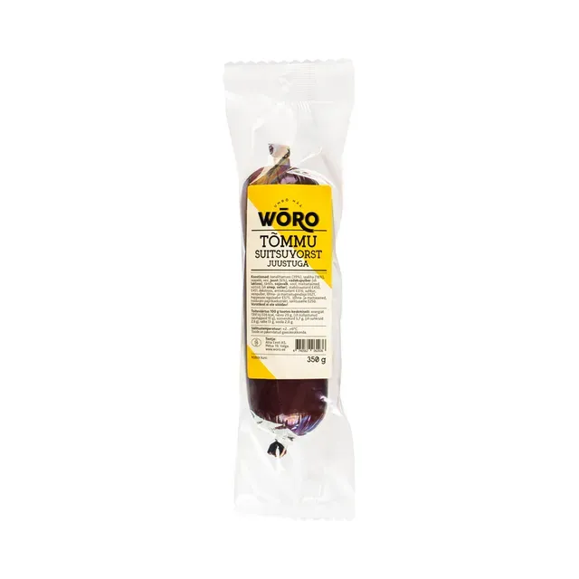 Tõmmu suitsuvorst juustuga, WÕRO, 350 g