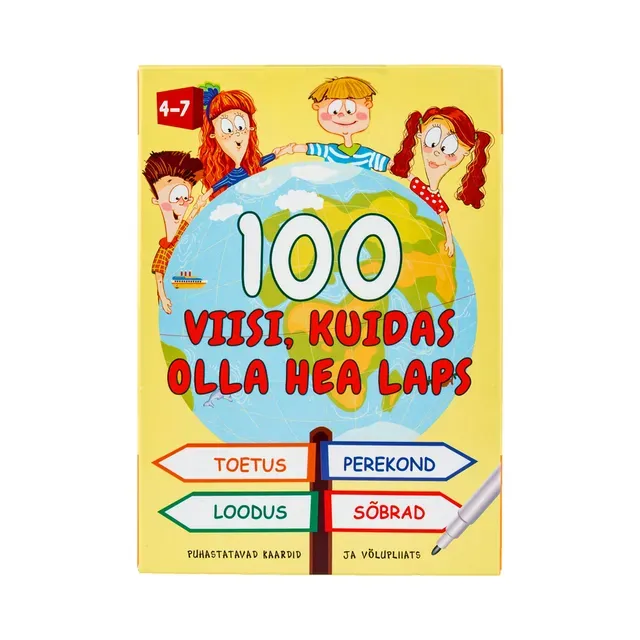 Tegevuskaardid 100 viisi olla hea laps, DADA FUN, 1 tk