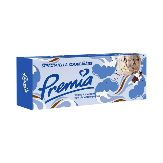 Stracciatella koorejäätis, PREMIA, 480 g