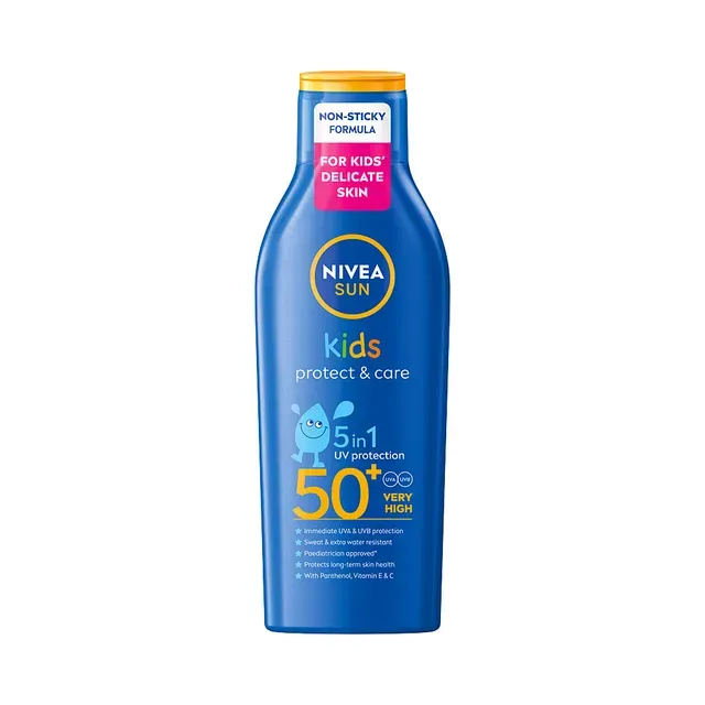 Päikesekaitsepiim lastele SPF50+ Protect & Care, NIVEA SUN, 200 ml