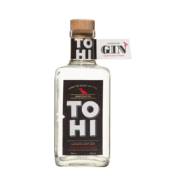 Džinn TOHI London Dry Ginger & Sichuan Pepper, 50 cl
