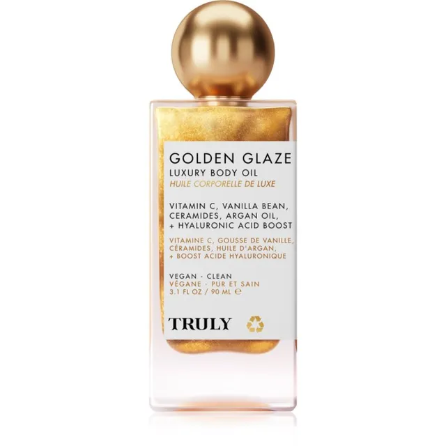 Truly Golden Glaze Niisutav kehaõli kirgastava efektiga 90 ml