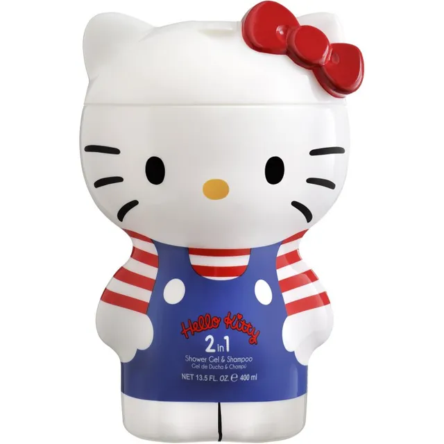 Hello Kitty Shampoo and Shower Gel 2 in 1 Dušigeel ja šampoon kaks-ühes lastele 2D 400 ml