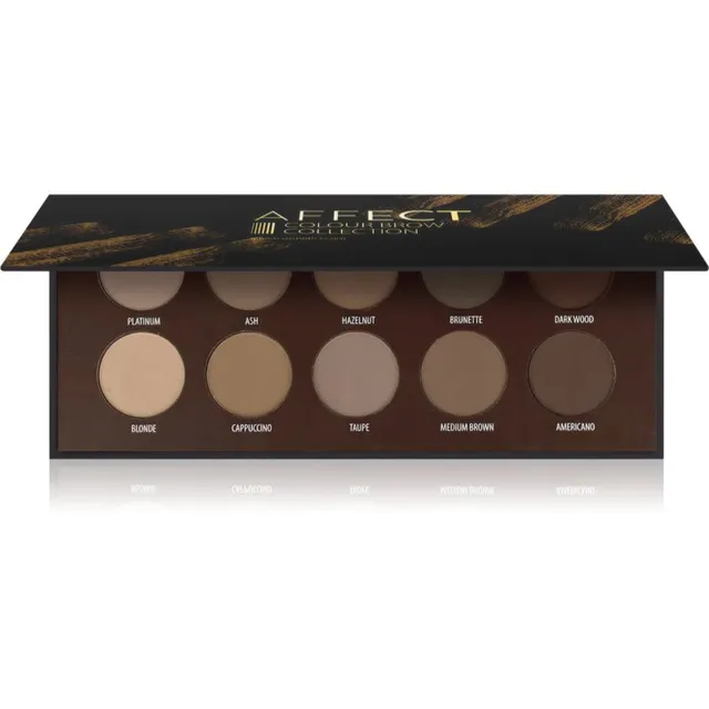Affect Color Brow Colection Kulmumeigi palett 10x2 g