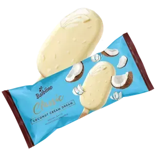 Koorejäätis kookosemaitselise lisandi ja kookoseglasuuriga, CLASSIC, 69 g