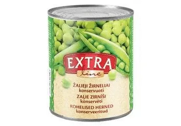Kons.rohelised herned EXTRA LINE 400g