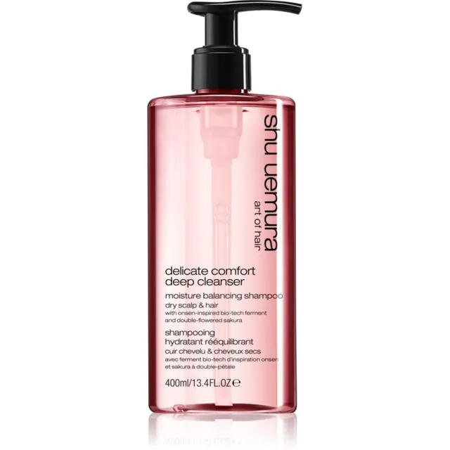 Shu Uemura Deep Cleanser Delicate Comfort Niisutav šampoon kuivadele juustele 400 ml