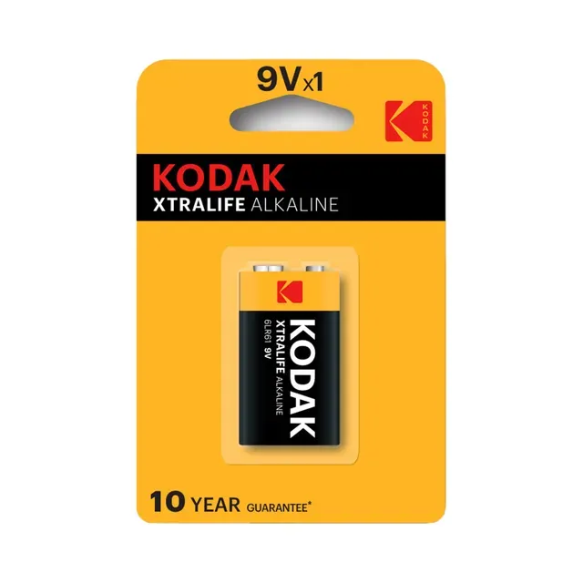 Patarei Xtralife alkaline 9V, KODAK, 1 tk