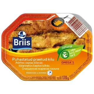 Briis Puhastatud Praetud Kilu 170G