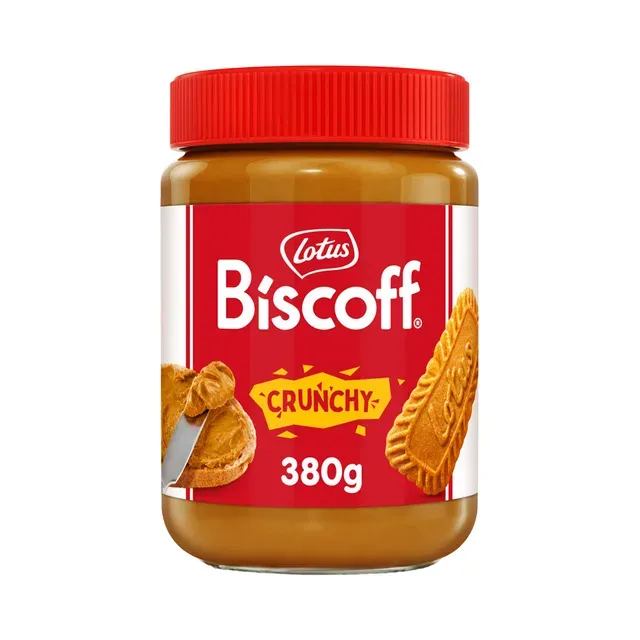 Kreem Crunchy, karamelliseeritud küpsised, krõbe, LOTUS BISCOFF, 380 g