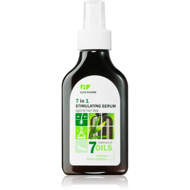 Elfa Pharm Intensive Cosmetic Complex Of 7 Oils 7in1 Stimulating Serum Taastav seerum juuste väljalangemise vastu 100 ml