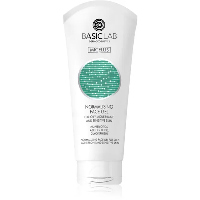 BasicLab Dermocosmetics Micellis Normaliseeriv geeljas puhastusvahend rasusele akne kalduvustega nahale 100 ml