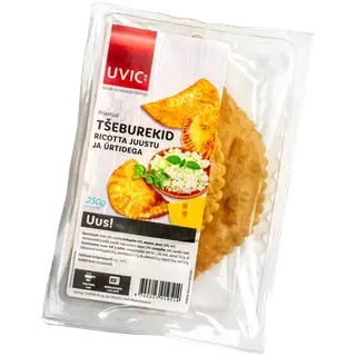 UVIC Praetud tšeburekid ricotta juustu ja ürtidega 250 g