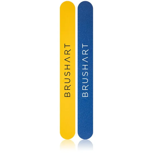 BrushArt Accessories Nail file duo Küüneviilide komplekt varjund Yellow/Blue 2 tk