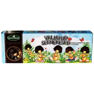 Küpsised šokolaadiga "Vallatud seenekesed", MILTONAS, 170 g