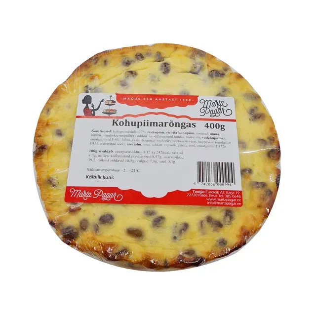 Kohupiimarõngas, MARTA PAGAR, 400 g