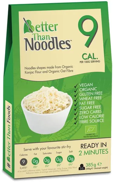 Makaronid KONJAC NOODLE, ökoloogilised