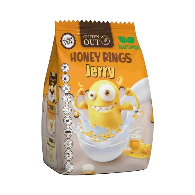 Gluteenivabad meemaitselised teraviljahelbed, JERRY, 375 g