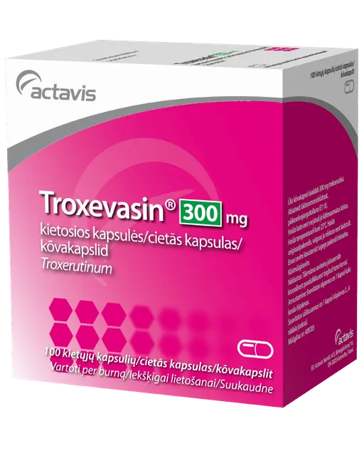 TROXEVASIN KÕVAKAPSEL 300MG N100
