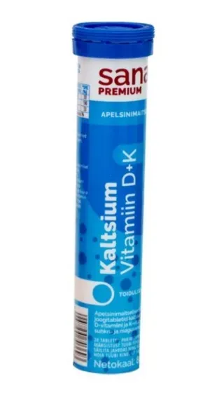 Sana+ Joogitabletid Kaltsium 80g