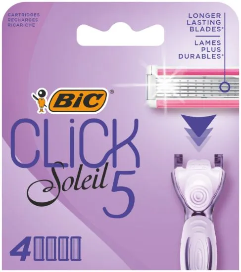 Bic varuterad Soleil Click 5 4tk