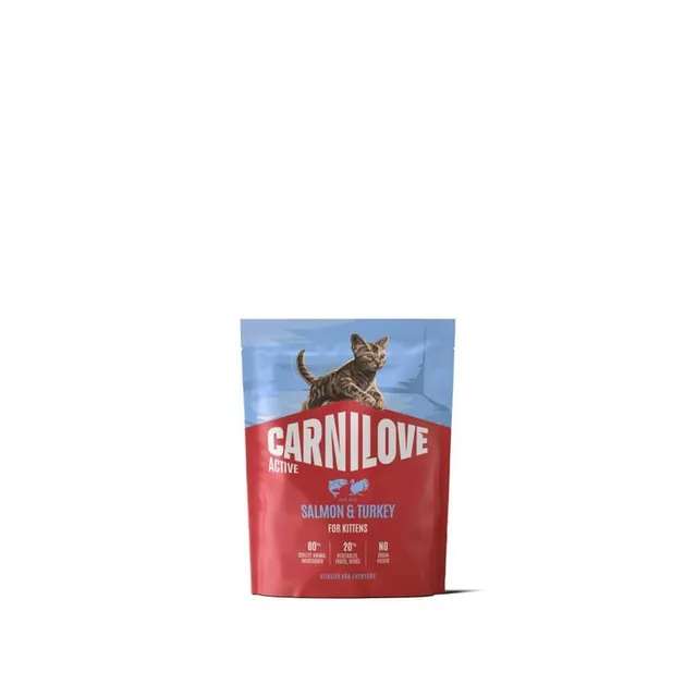 Carnilove Active kuivtoit kassipojale, lõhe/kalkuniga, 400 g