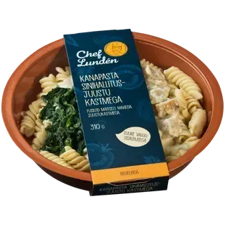 Chef Lunden Kanapasta sinihallitusjuustu kastmega 310g