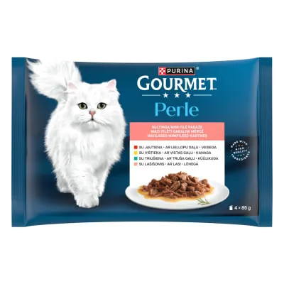 Kiisueine Gourmet Perle veiseliha 4x85g